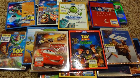 Disney Pixar Blu Ray Dvd Collection Overview Top Pixar Movies Vlr Eng Br