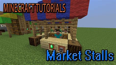 Medieval castles often had specific features in common. MINECRAFT Market Stalls Tutorial - YouTube