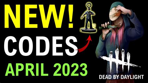Dead By Daylightdbd Codes 2023 Dead By Daylight Active Codes April