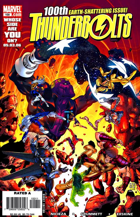 Thunderbolts Vol 1 100 Marvel Database Fandom Powered By Wikia