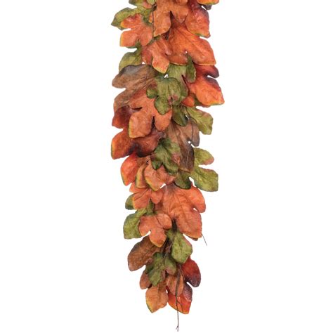 Wholesale Large Leaf Garland Fall Mixed Colors Garlands Sullivans