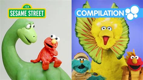 Sesame Street Dinosaur Songs And Dance Compilation Youtube