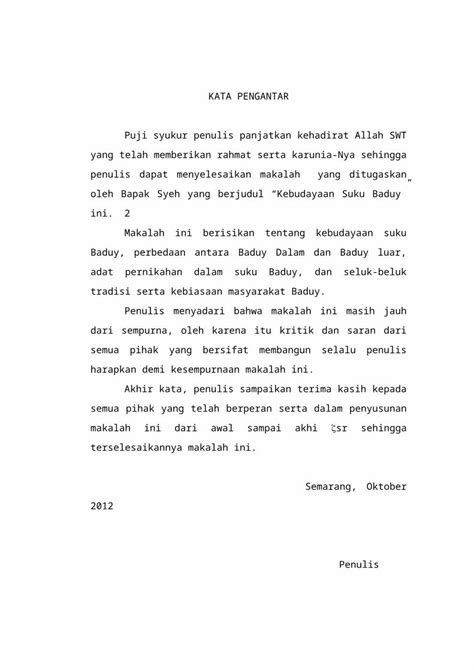 Docx Kebudayaan Suku Baduy Dokumen Tips