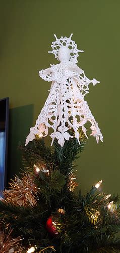 Ravelry Snowflake Angel Tree Topper Pattern By Kathryn A Clark