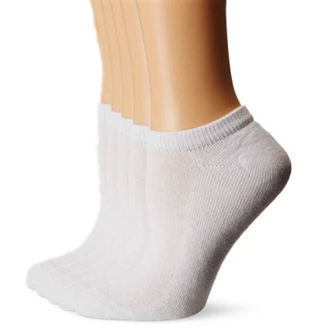 Women S Comfortable White Casual Ankle Socks 12 Pack Sock Size 9 11
