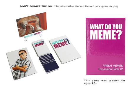 Each what do you meme core game contains 435 cards. Amazon.com: What Do You Meme? Fresh Memes Expansion Pack #2: Toys & Games