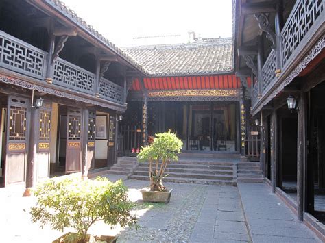 Ancient Chinese Courtyard House A Typical Wooden House 건축
