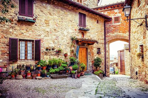 Ancient Village In Tuscany Italy By Giorgiomagini