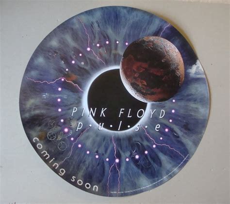 Pink Floyd Pulse Eyeball Promo Round Poster Columbia Sony Catawiki