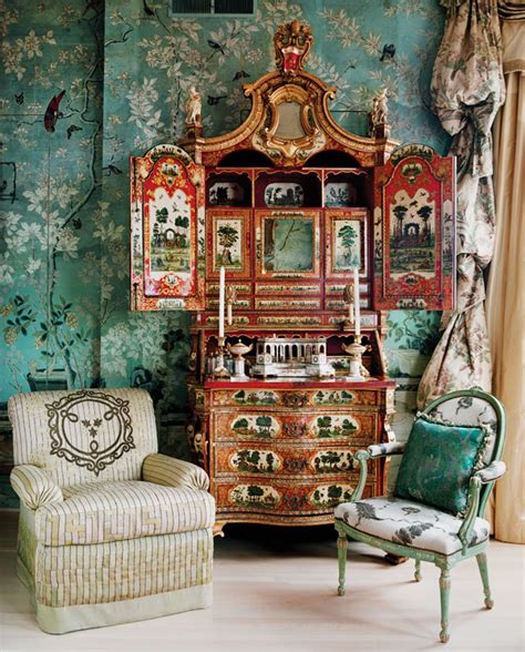 Leaves You Wanting More Getty Glamour With Chinoiserie And Rococo