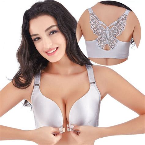 buy women sexy bras seamless front closure brassiere wire free push up bra