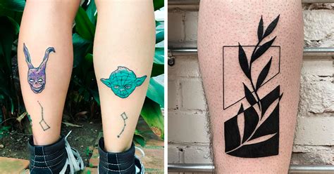 98 Calf Tattoo Ideas As Cool As They Are Unique Bored Panda
