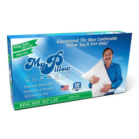 My Pillow As Seen On Tv Firm Fill King Pillow Foam 1 Pk 97298015762 Ebay