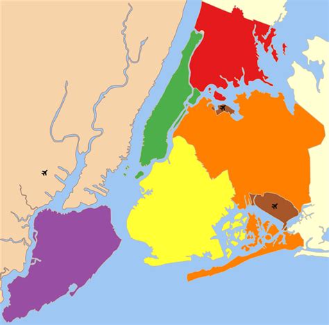 Filethe 5 Boroughs Of New York Citysvg Wikimedia Commons