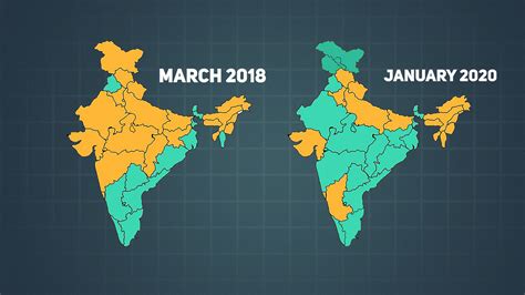 Bjp Ruled States In India Map 2024 United States Map