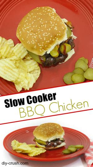 Paleo bbq slow cooker chicken wings. Slow Cooker BBQ Chicken Sandwiches