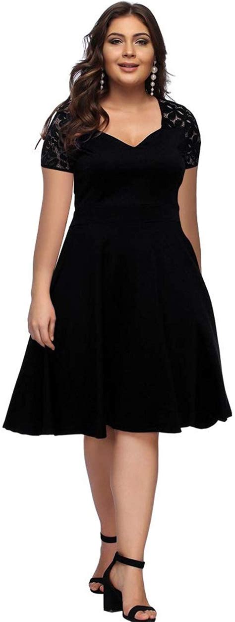 vestidos de fiesta tallas grandes 2020 moda en pasarela curvy fashionista cute black dress