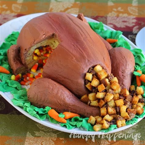 We don't know how it goes at your house, but if our guests have room on their plates for every thanksgiving dessert we're serving, then it's a sign we haven't made enough. Turkey Cake - Candy Filled Thanksgiving Dessert Fit for A ...