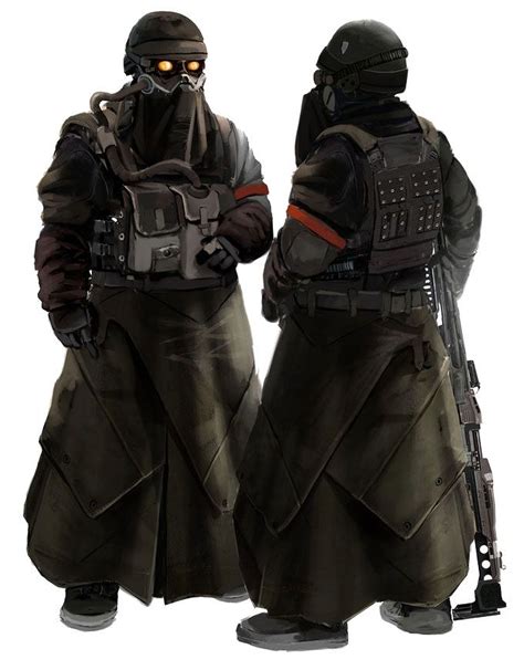 Helghast Rifleman Characters And Art Killzone 2 Armor Concept