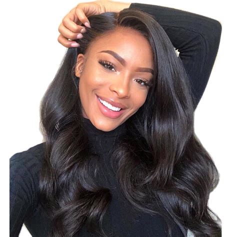 Buy Alibele Peruvian 360 Lace Frontal Wig Body Wave 130 Density Remy Human Hair