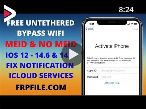 Untethered Bypass Wifi For MEID No MEID IOS 12 14 7 Fix Notification