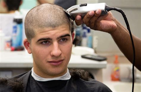 mens hairstyles haircuts military cut buzzed hair bald heads shaved head buzz cut balding