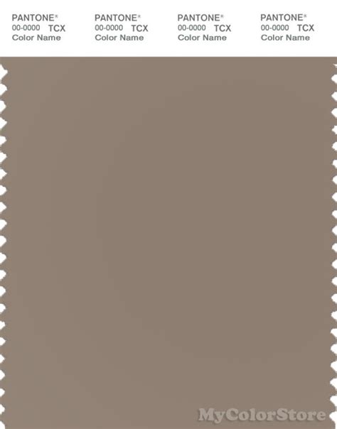 Pantone Smart 17 1311 Tcx Color Swatch Card Pantone Desert Taupe