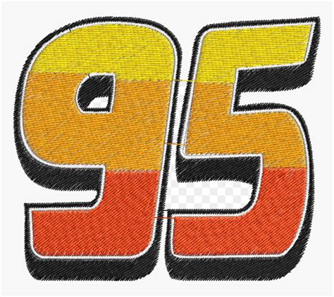 Printable Lightning Mcqueen 95 Logo