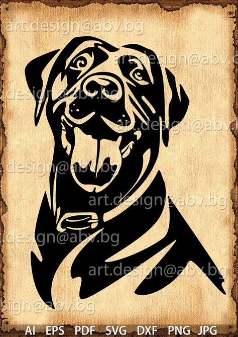 Stencil Animal Dog Stencil Stencils Vector Dog Hipster Dog Scroll