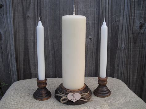 These Unity Candles Are Perfect For Rustic Weddings