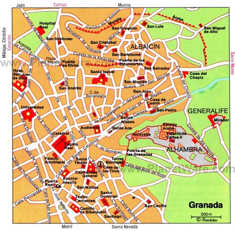 Mapa Granada Capital Mapa Europa Images