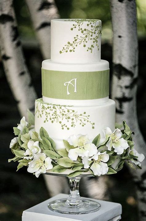 White And Green Wedding Cake Designs 30 Luxury Wedding Cake Designers