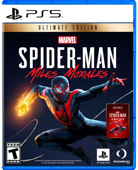 Spiderman Miles Morales Ultimate Edition Ps5 Físico Nuevo Playtec Games
