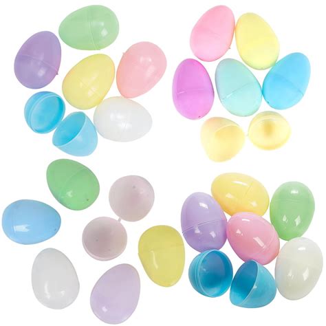 Set Of 144 Miniature 175 Inch Pastel Plastic Easter Eggs Perfect For