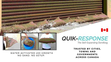 Based on sensor data and analysis, the system will send a warning. Quik-Response: Canada's Innovative Flood Defense Solution ...