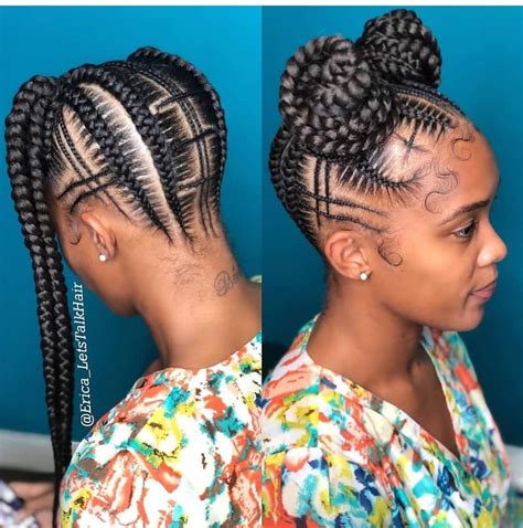 How To Pack Braids Into Different Styles Ke