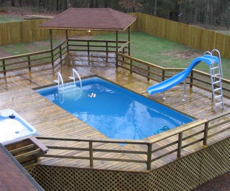 You will need to allow for specific clearances and access to any necessary equipment, etc. How to Build a Deck Next to an Above Ground Pool ...