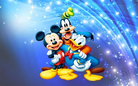 Mickey Mouse Donald Duck And Pluto Desktop Wallpaper Full Screen