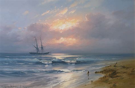 Pacific Shore Marine Painter Anton Sukhorukov Peinture