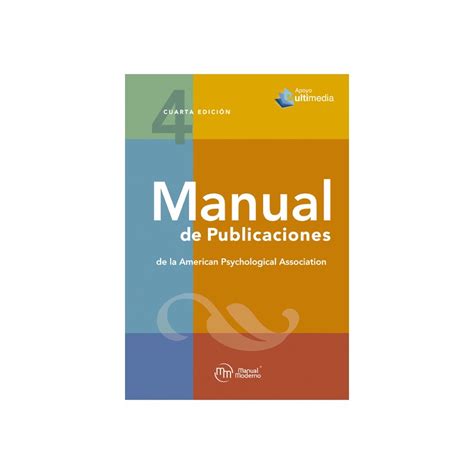 Apa Manual De Publicaciones Manual Moderno