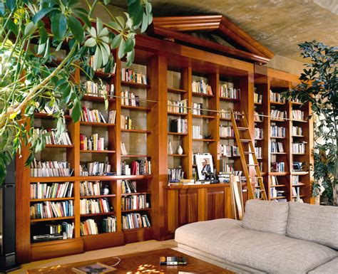 Built In Bookcase Library Bay Area Berkeley Mills