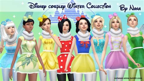 Sims 4 Disney Cosplay Collection In 2021 Sims Sims 4 Sims 4 Blog