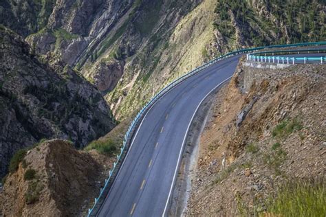 The Rugged Mountain Road Stock Photo By ©liuzishan 122008020