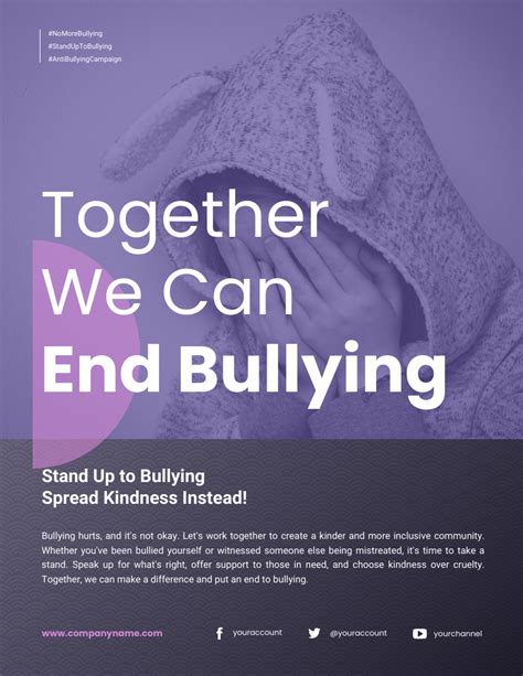 Anti Bullying Campaign Posters