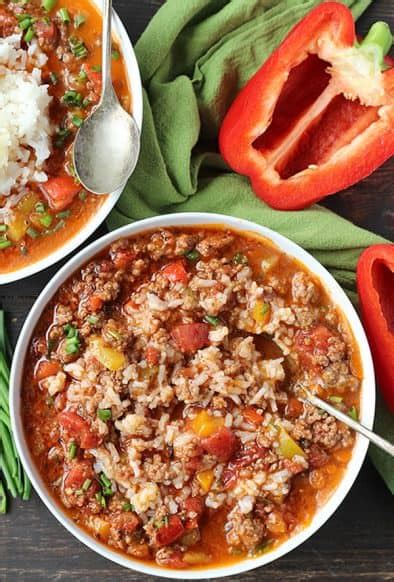 Paleo Stuffed Pepper Soup Real Food With Jessica