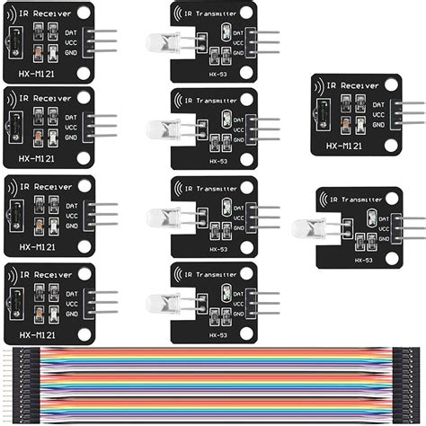 Youmile 5 Pcs Digital 38khz Ir Receiver Sensor Module 5 Pcs 38khz Ir