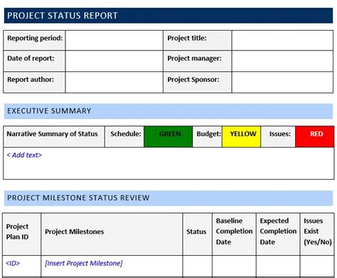 Project Report Template Ms Word