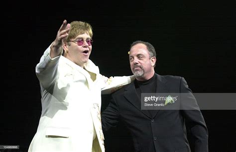 Elton John And Billy Joel During Billy Joel And Elton John Face To Face