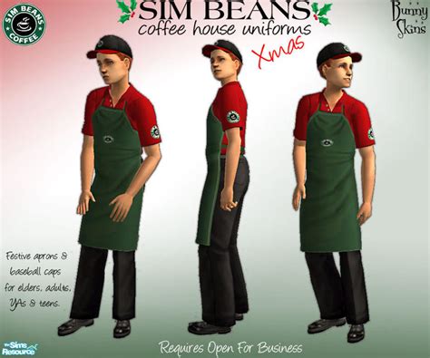The Sims Resource Sim Beans Teen Boy Xmas Uniform