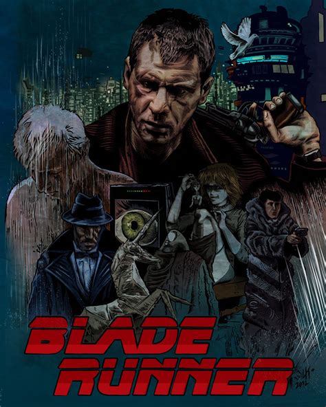 Blade Runner Limited Edition Fan Art Print 2900 By Brian Jameson
